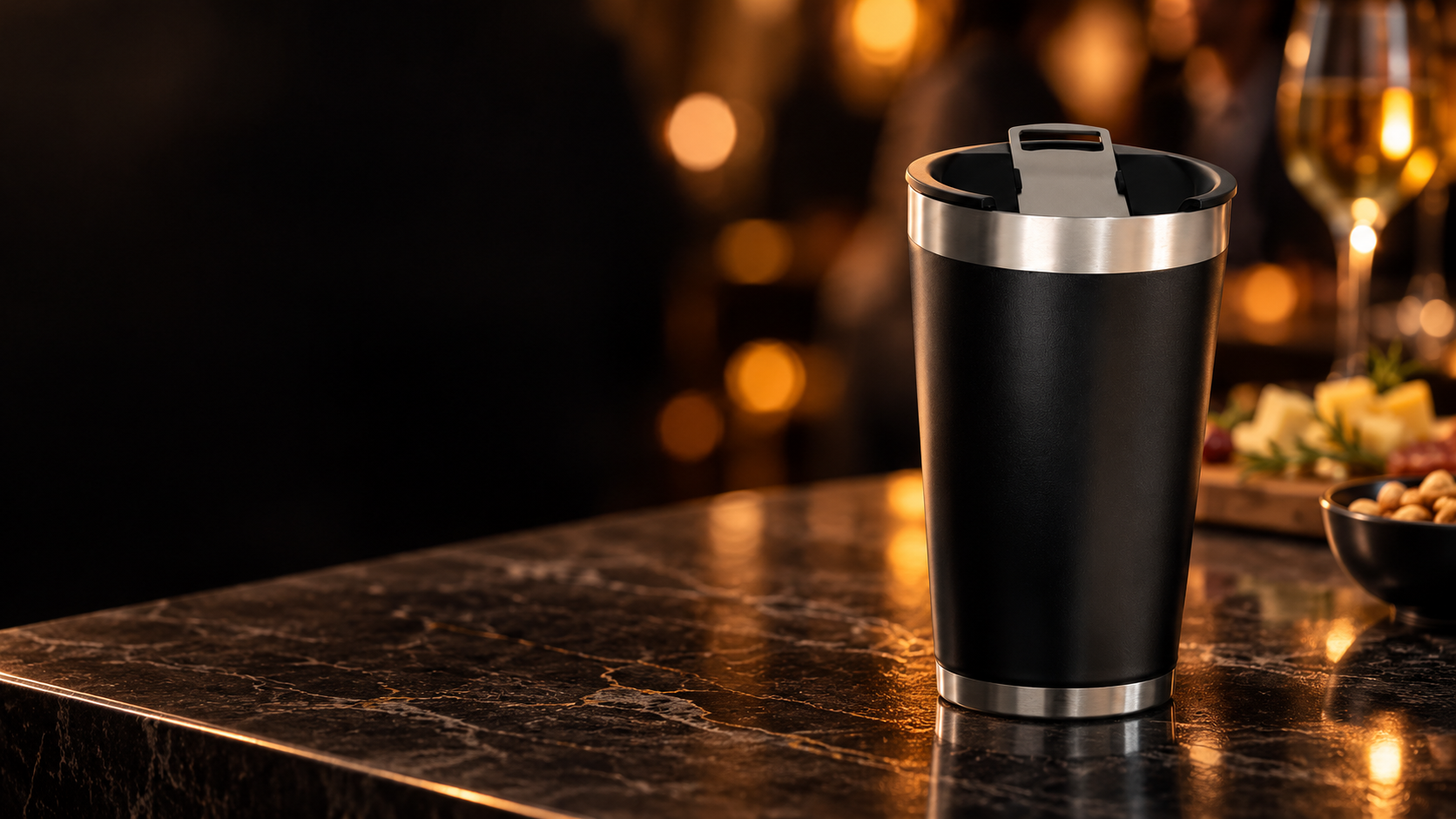 Vaso térmico negro